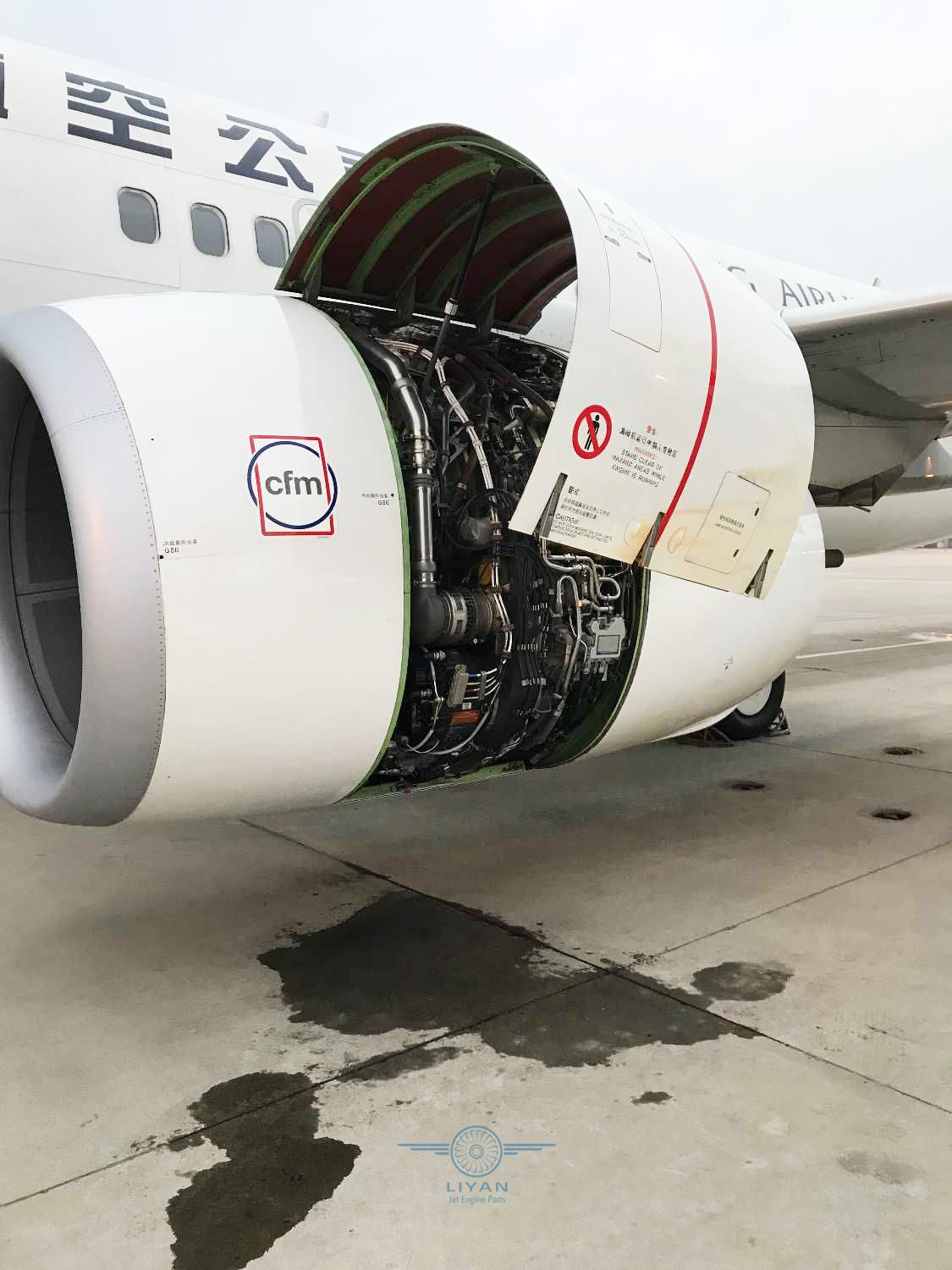 LEAP-1A/1C Aircraft Jet Engine Components: Rear Mounting Ring